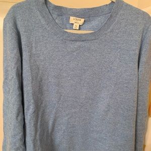 J.Crew blue teddy sweater